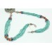 Handmade Tibetan Necklace 925 Sterling Silver Turquoise Coral Lapis Lazuli Stone